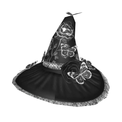 Enchanted Witch hat Black/white