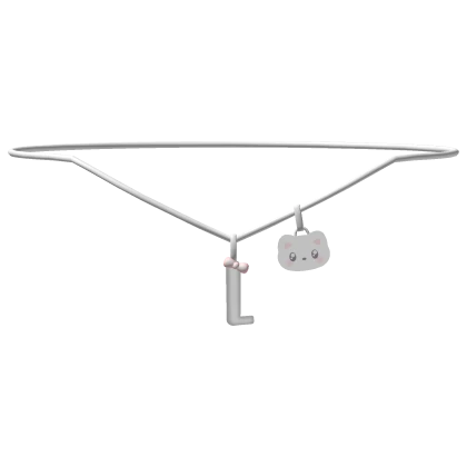 ♡ l initial kitty necklace 1.0