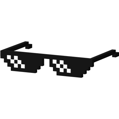 Deal With It Meme Pixel Sunglasses