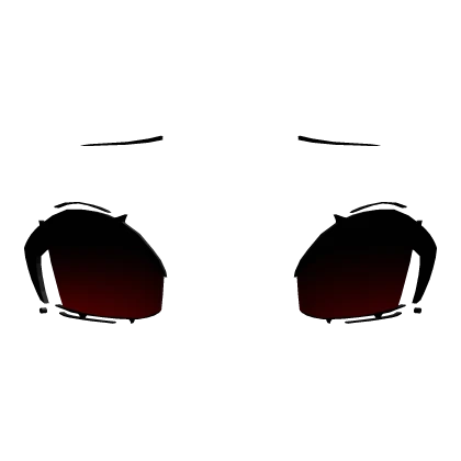 worried weary sad eyes in red