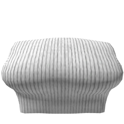 White Ribbed Woman Turtleneck Crop Top [1.0]