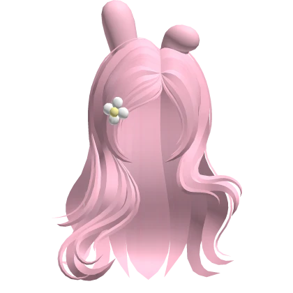 My melody Elegant Sweet Waves Pink Hair w/ Clip ♡