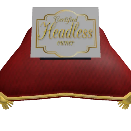 Luxurious Headless Sign (Headless Accessory)