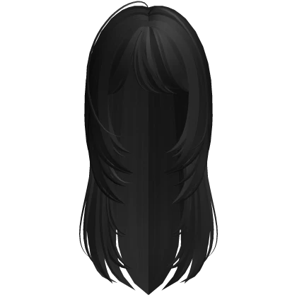 rockstar wispy layered hair black