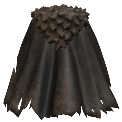 Fur Collar Cape - Brown