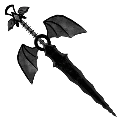 Immortal Sword: Nosferatu's Onyx Goth Blade