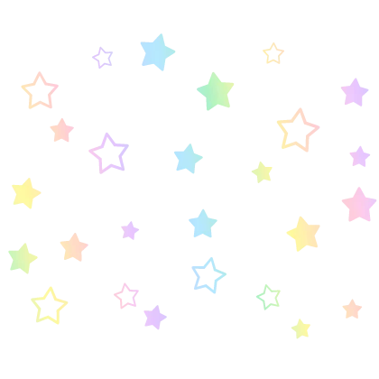Pastel Rainbow Stars Aura