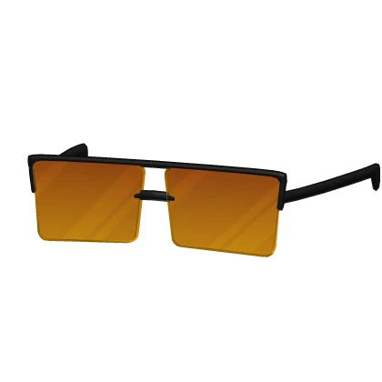  Square Glasses Orange Hero X