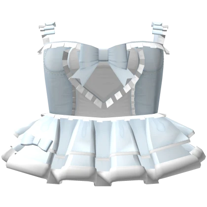 Christmas Winter Dress in Blue