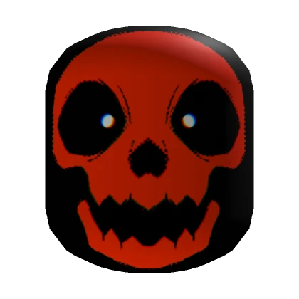 Skull Mask - Red