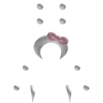 Pink Kitty Bow Piercing Set 