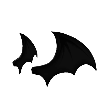 Black Bat Wings (Back)