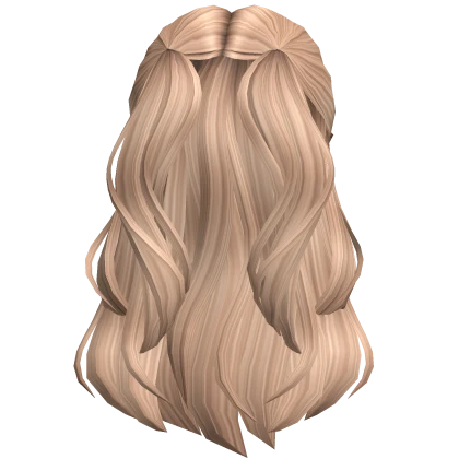 Flowy Half Up Hair (Blonde2)