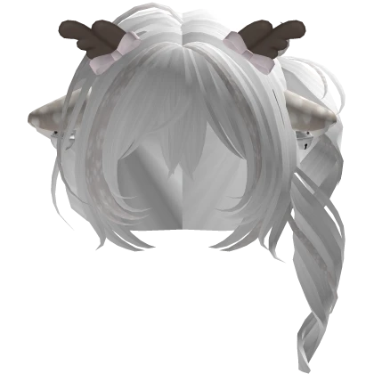 Fawn PonyTail ୨୧ White