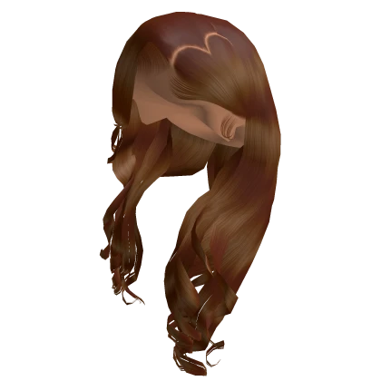 Wavy Side Part W/ Heart Design [Ginger]
