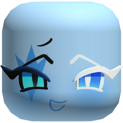 Shadow milk face blue jester clown 