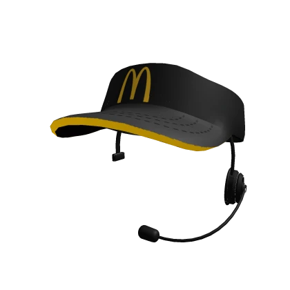 McDonalds fast food worker hat