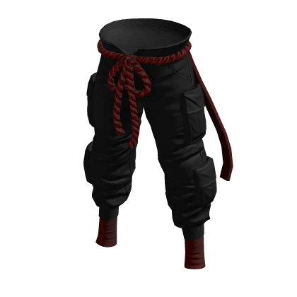 Japanese Streetwear Pants Blood Moon