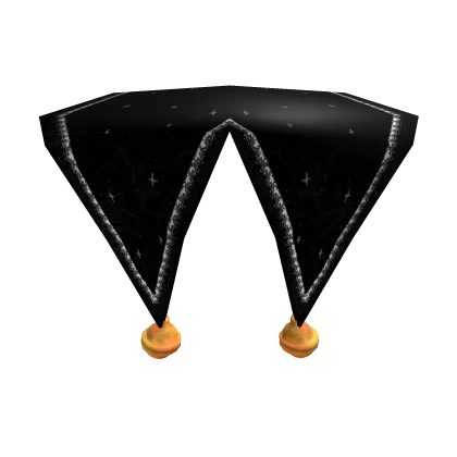 1.0 ♠ Royal jester mantle collar ♠ Black