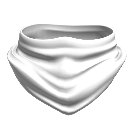 white cowl mask