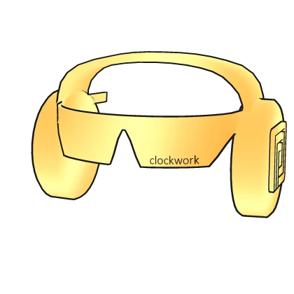 Golden Premium Clockwork Headphones+Shades