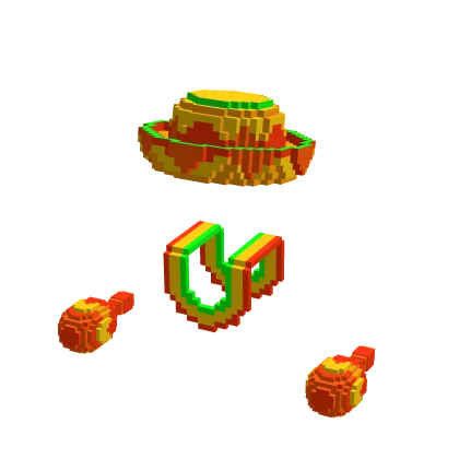 Mariachi skeleton Sombrero Outfit Steal A Brainrot