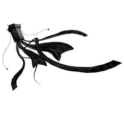 Black Chinese Flowing Lantern