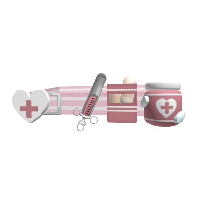 ♡ Kawaii angel pink cute nurse first aid belt 