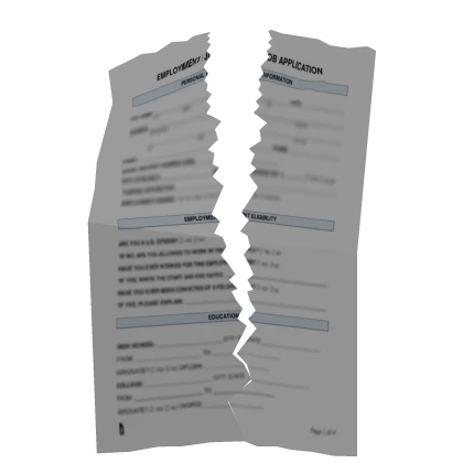 Ripped Job Application (FACE)