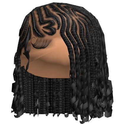 ☆ | Black Fulani Braids Bob