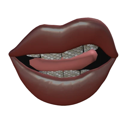 Iced Out Mean Style Girl Grillz [ Mahogany ]