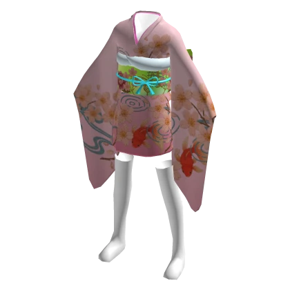 Short Kimono - Cherry Blossoms & Water Surface 🌸