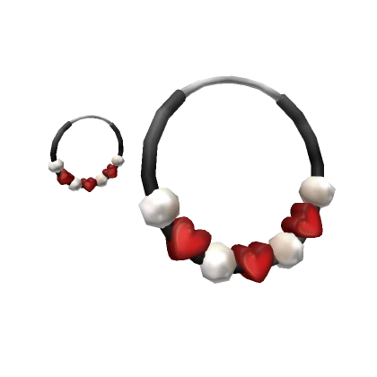 Pearl Heart Hoops