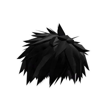 Black Spikey Anime Hair