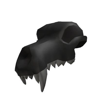 Chipped Wolf Skull