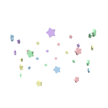 Pastel Star Confetti