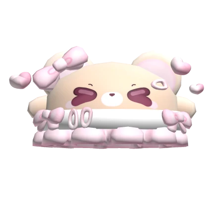 cute kawaii love bear hat