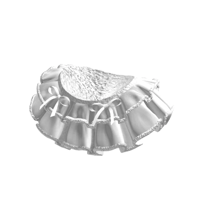 Velvet Christmas Skirt White