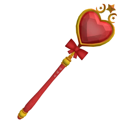 Magical Girl Red Heart Wand