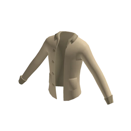 Beige Button Up Jacket