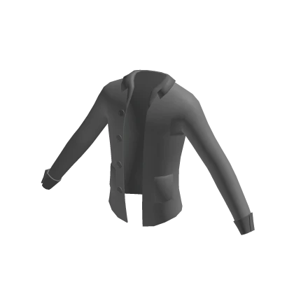 Gray Button Up Jacket