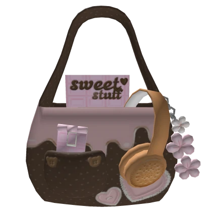 Harajuku choco igari tote bag size 3.0