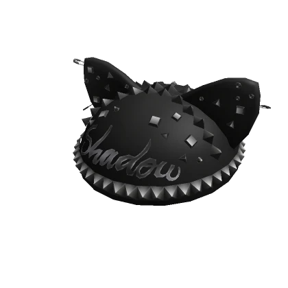 Shadow High Mara's Black Spiked Cat Cap