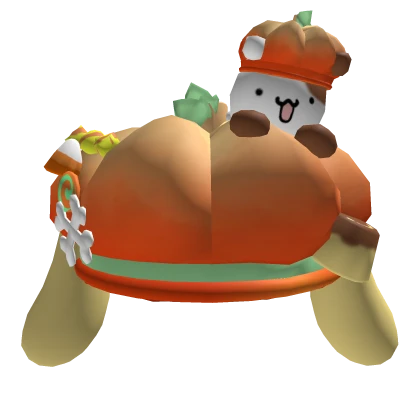 ꒰🍮: Kawaii Pompompurin Candy Pumpkin Beret✧(💚)