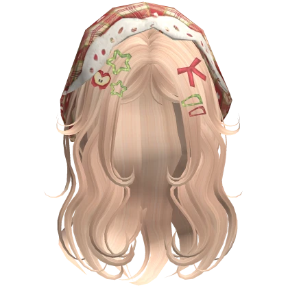 igari mori kei long shoujo hair w/ charms -blonde