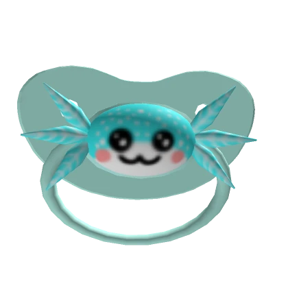 Kawaii Blue Axolotl Pacifier