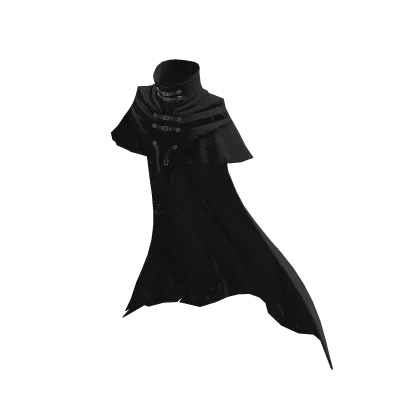 Black Vincent valentine poncho