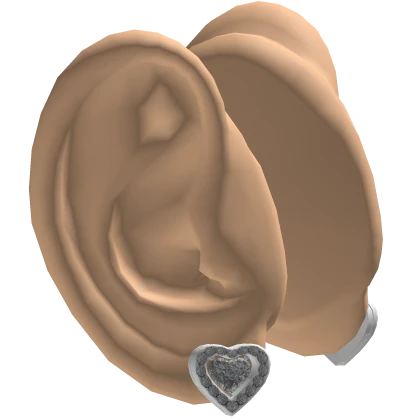 Heart Studded Earrings