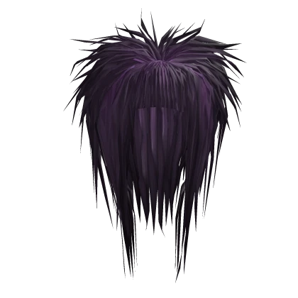 Messy Fried Bangs (Purple/Black)