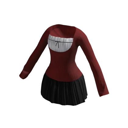 Red Sweater Outfit